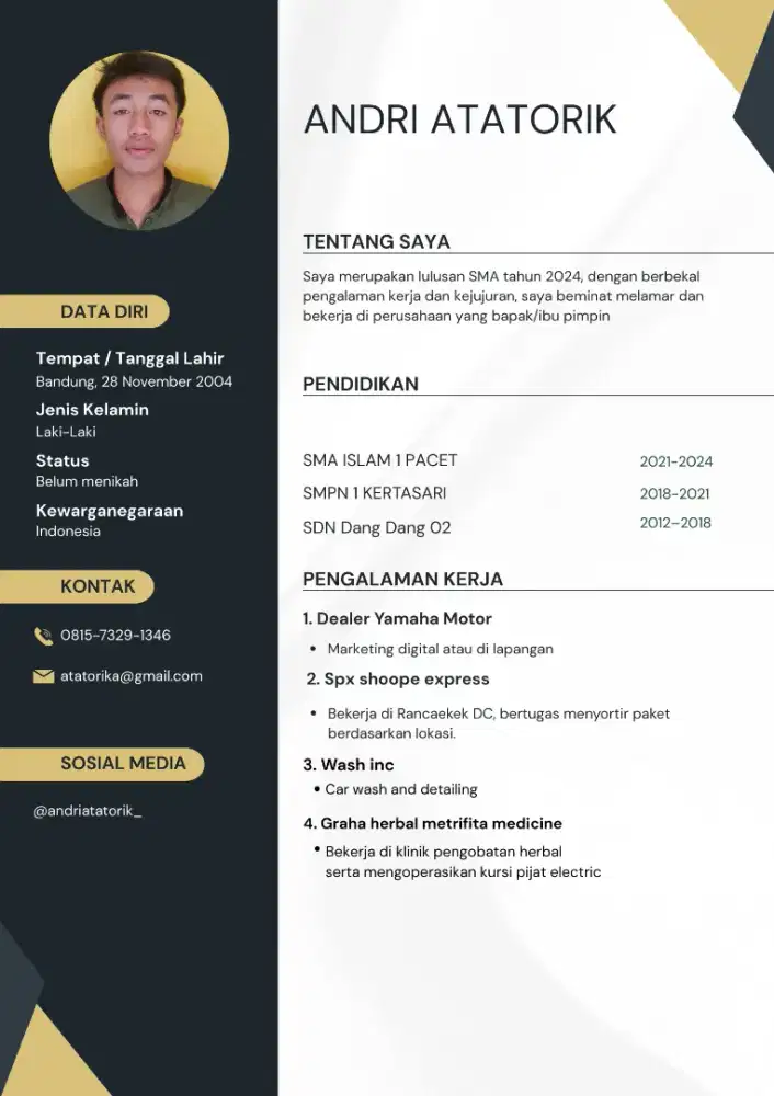 Info loker nya, buat lulusan SMA