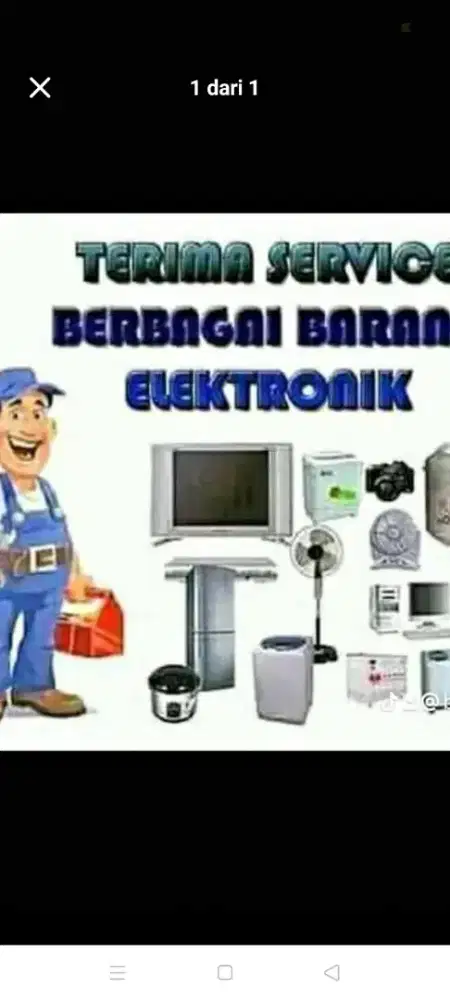 Jasa servis AC kulkas mesin cuci kompa air dll bergaransi