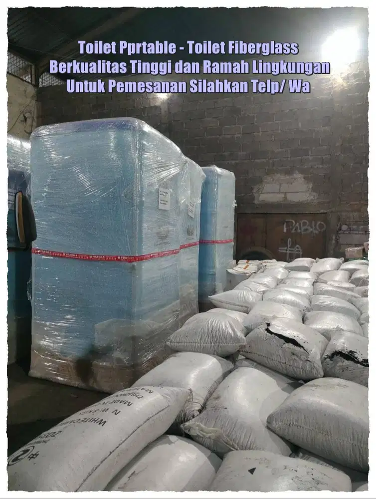 Toilet Modern WC Portable, Toilet Portable, Closet Jongkok/ Duduk Terj