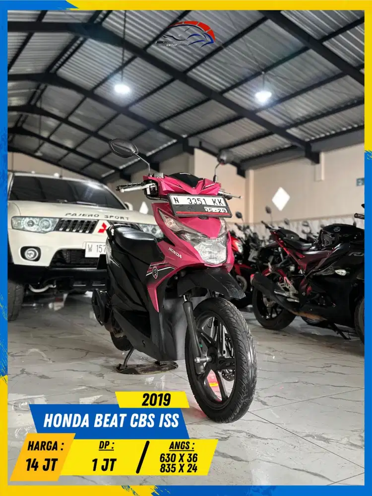HONDA BEAT CBS ISS 2019 BEKAS BERKUALITAS HIKMAH MOTOR KEPUH MALANG