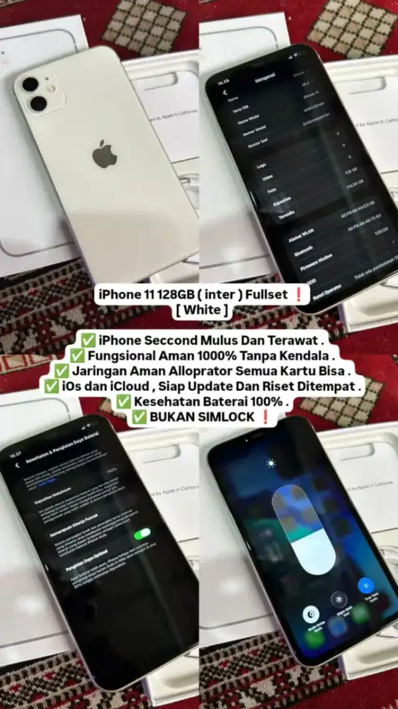 Iphone 11 128Gb Ex Internasional