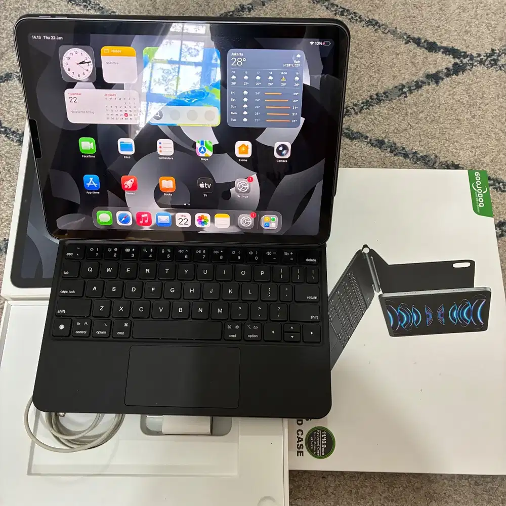 ipad air 5 M1 grey 64gb wifi + magic keyboard goojodoq