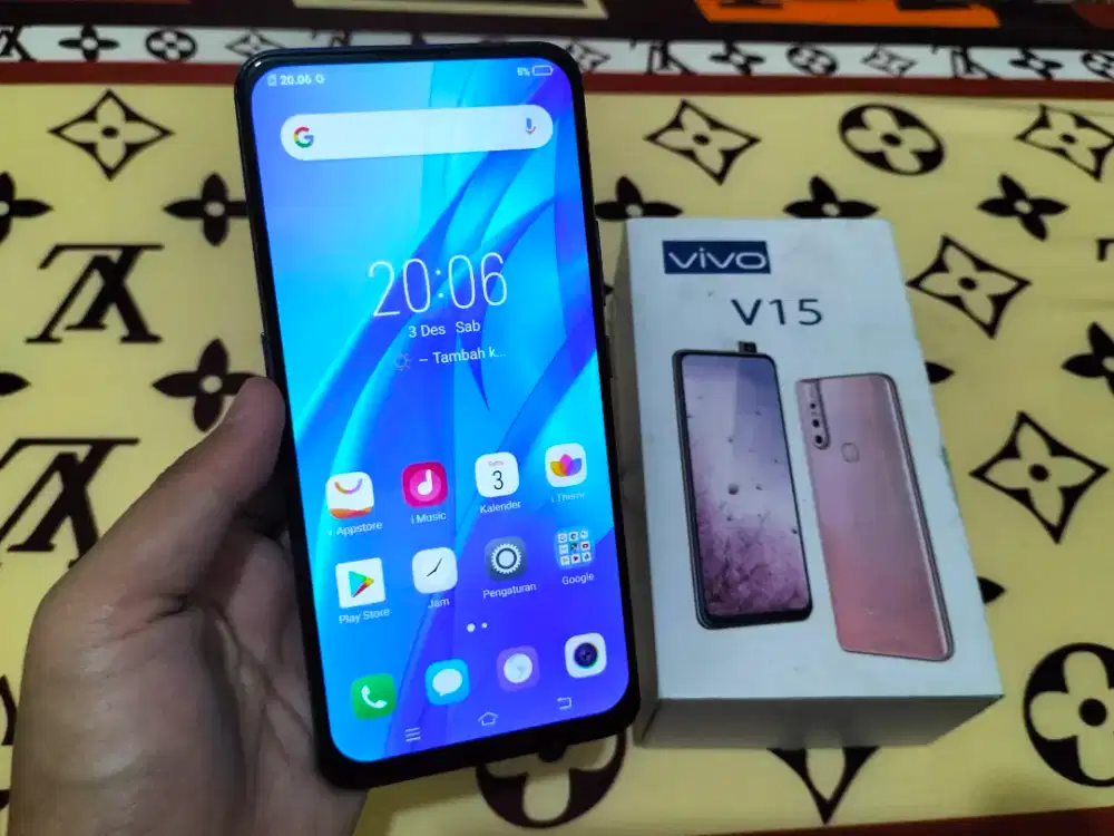 Jual VIVO V15 RAM 8GB/256GB 4G LTE Duos 6.53in Fingerprint face id, BU