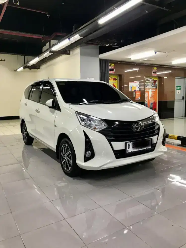Km 32rb Toyota Calya 1.2G AT Th 2020 Facelift Warna Putih Mulus Sekali
