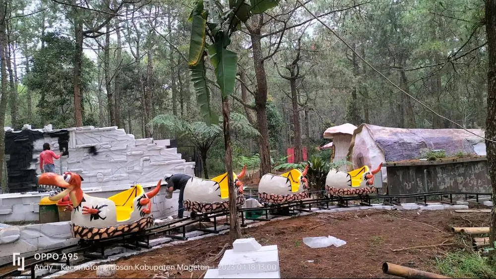 Jual kereta lantai full fiber promo odong odong anak