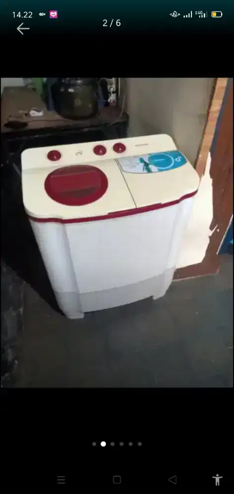 Jual mesin cuci Polytron primadona kapasitas 7,5kg normal bisa diantar