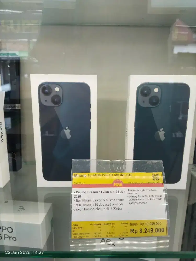 IPhone 13 Resmi , Cicilan tanpa DP, syarat cukup KTP