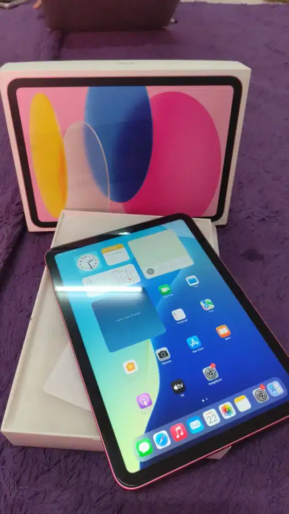 ipad 11 (A16) 256gb ibox fullset like new garansi on