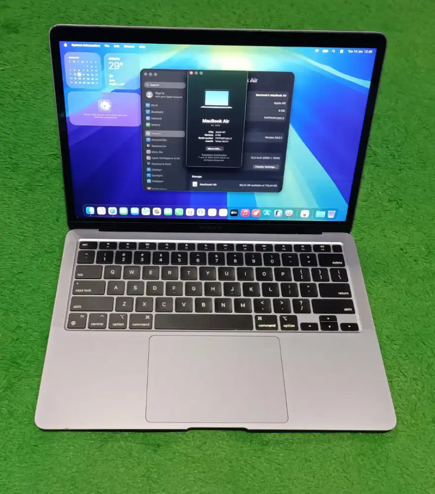 Apple MacBook Air M1 2020 M1 8/128 Grey Murah