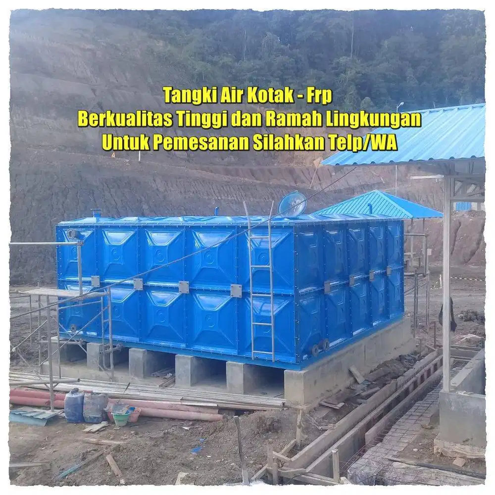 TANGKI AIR - TANGKI FIBERGLASS -  ROOF TANK FRP - TANDON FRP - TANGKI