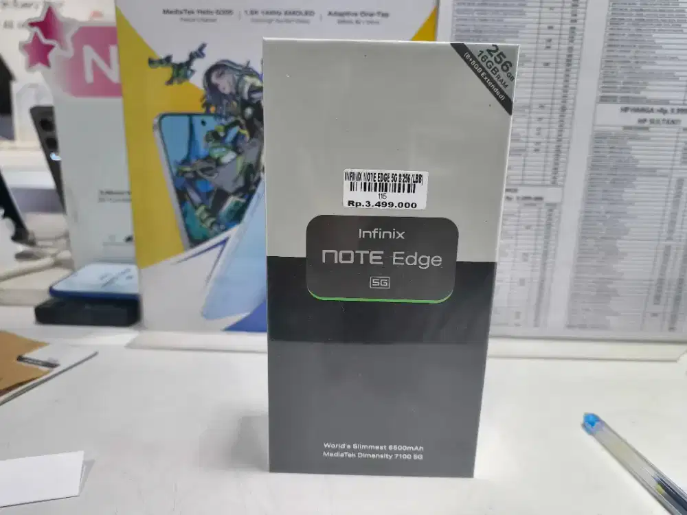 INFINIX NOTE EDGE 5G RAM 8+8/256GB ATLANTIS DAHSYAT