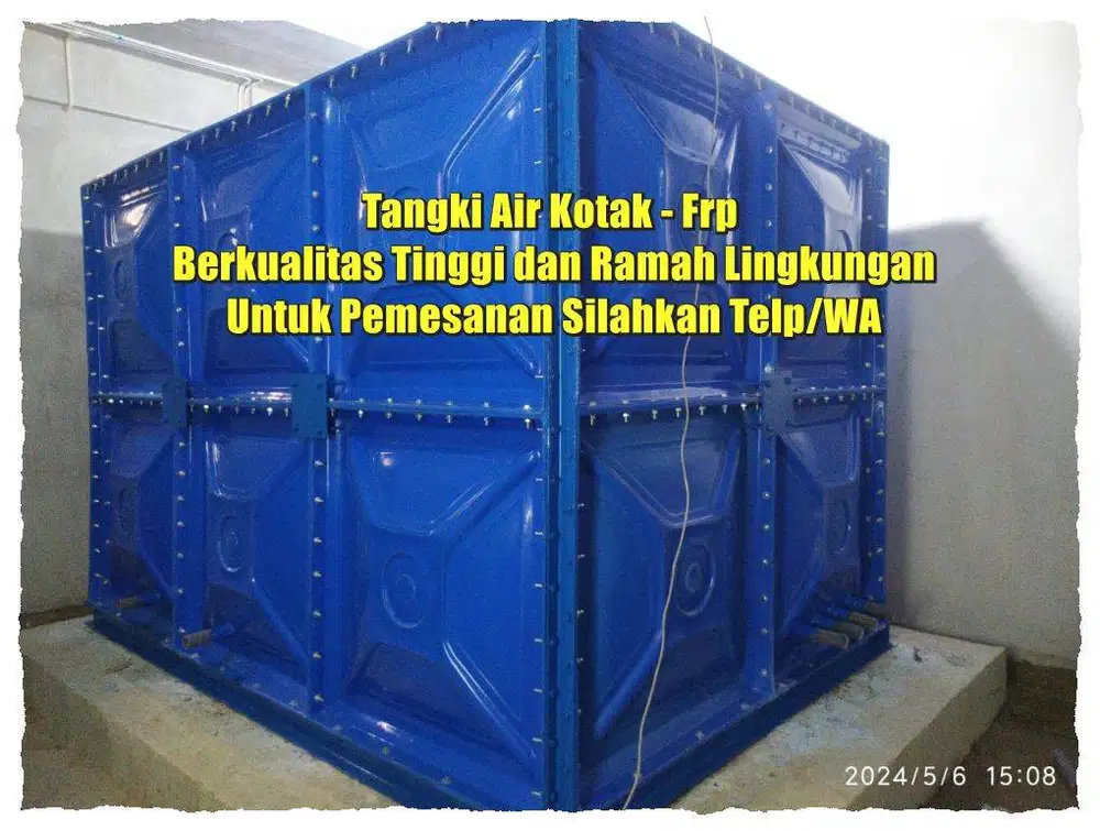 TANGKI AIR - TANGKI FIBERGLASS -  ROOF TANK FRP - TANDON FRP - TANGKI