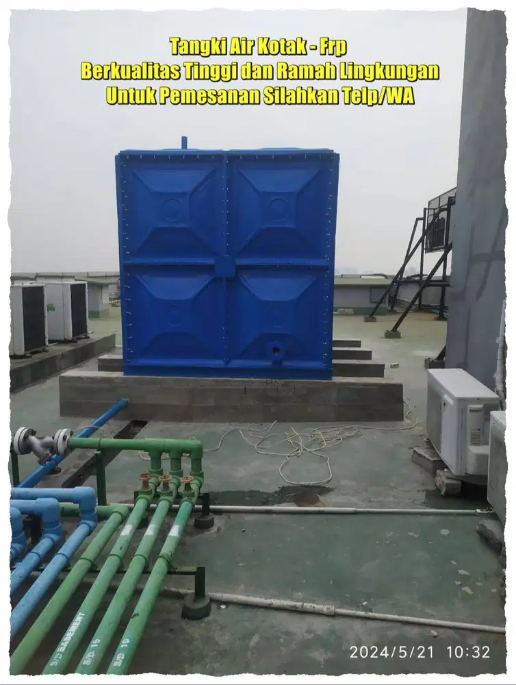 PANEL TANK FRP - TANGKI IAIR FRP - GROUND TANK - TANGKI AIR FIBERGLASS