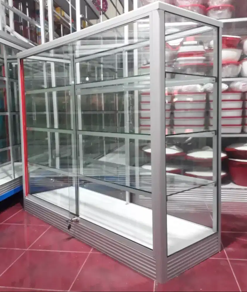 Etalase Panjang 1,2Mx1M Ready Siap Kirim