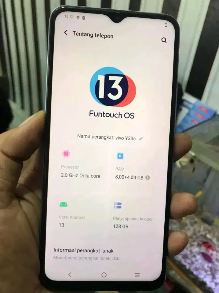 Vivo Y33s Original bkn kw 8/128