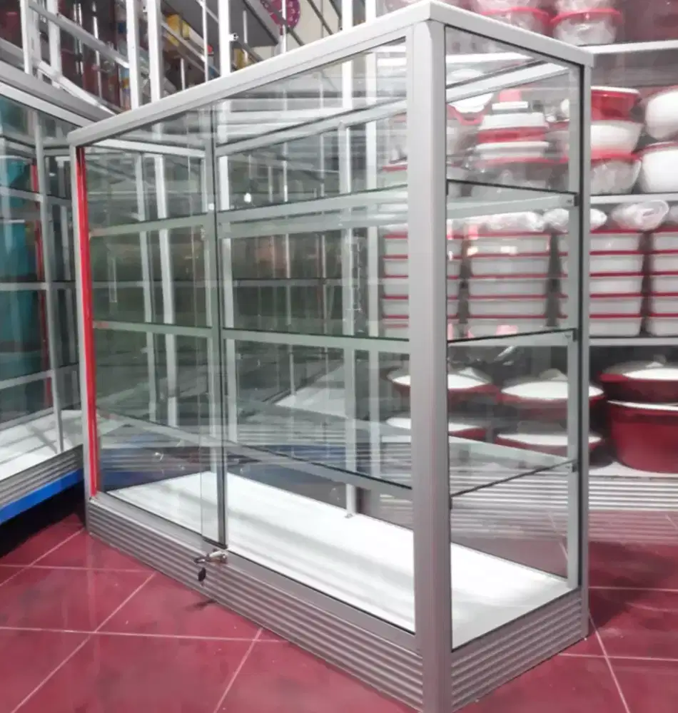 Etalase Panjang 1,2Mx1M Buat Toko dll