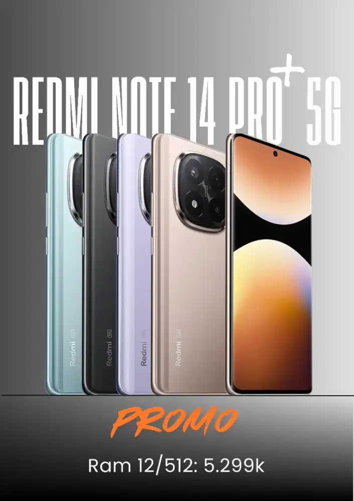 Redmi Note 14 Pro+ 5G | Harga Promo Termurah