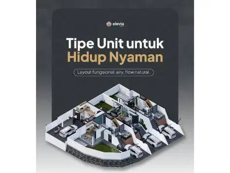 Rumah Bandung Elevia Homes 2 Lantai 3KT Free SHM