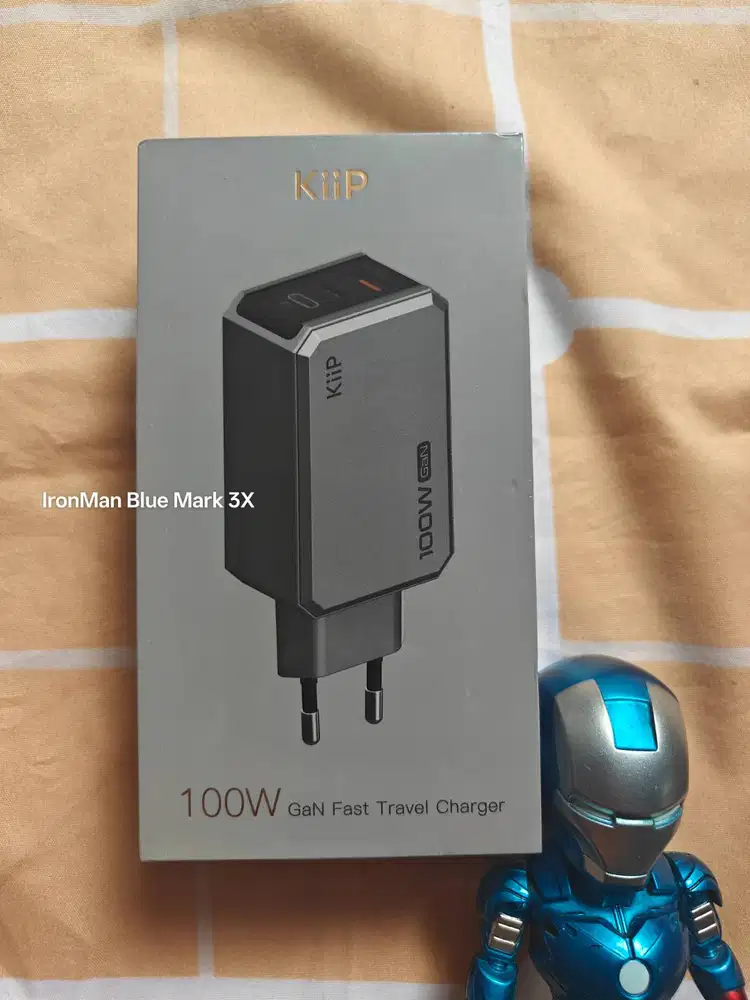 KiiP C101E Adaptor GaN6 Fast Charging 100W Kepala Charger Quick Charge