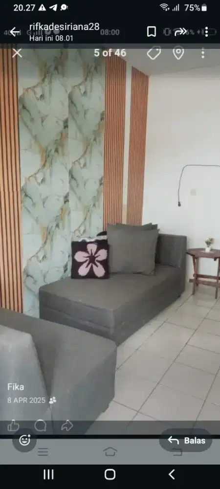 JUAL 1 SET KURSI SOFA