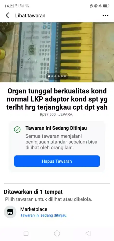 Keyboard berkualitas kond normal hrg terjangkau se lg adacpt murah sj