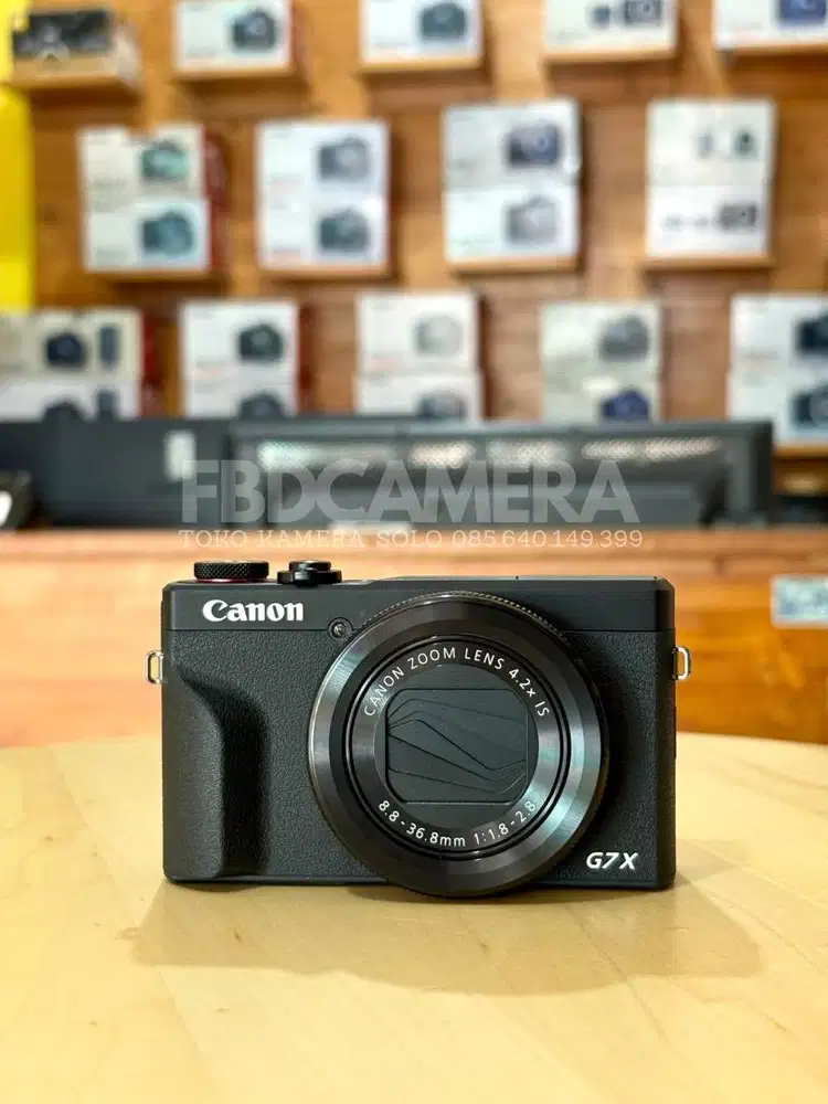 Canon G7X mark III box ada like new