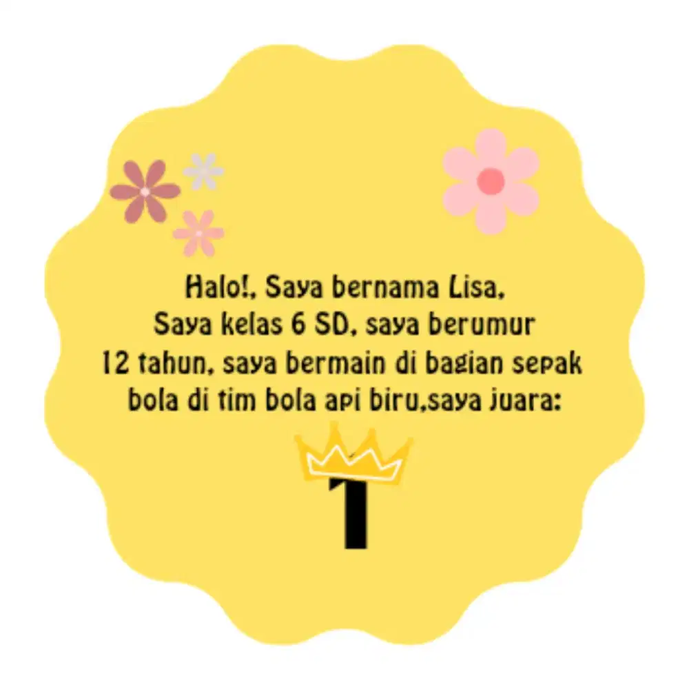 Sticker cantik,bisa request