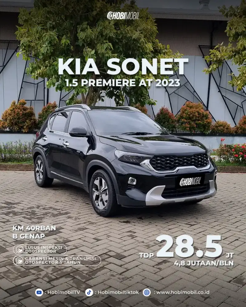 KIA Sonet Premiere 5 seater at 2023 garansi mesin transmisi 5th