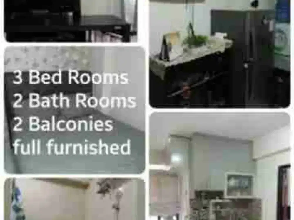 Dijual unit Furnished 3 Kamar Tidur di Apartemen Casablanca East Residence – Pondok Bambu, Siap Huni