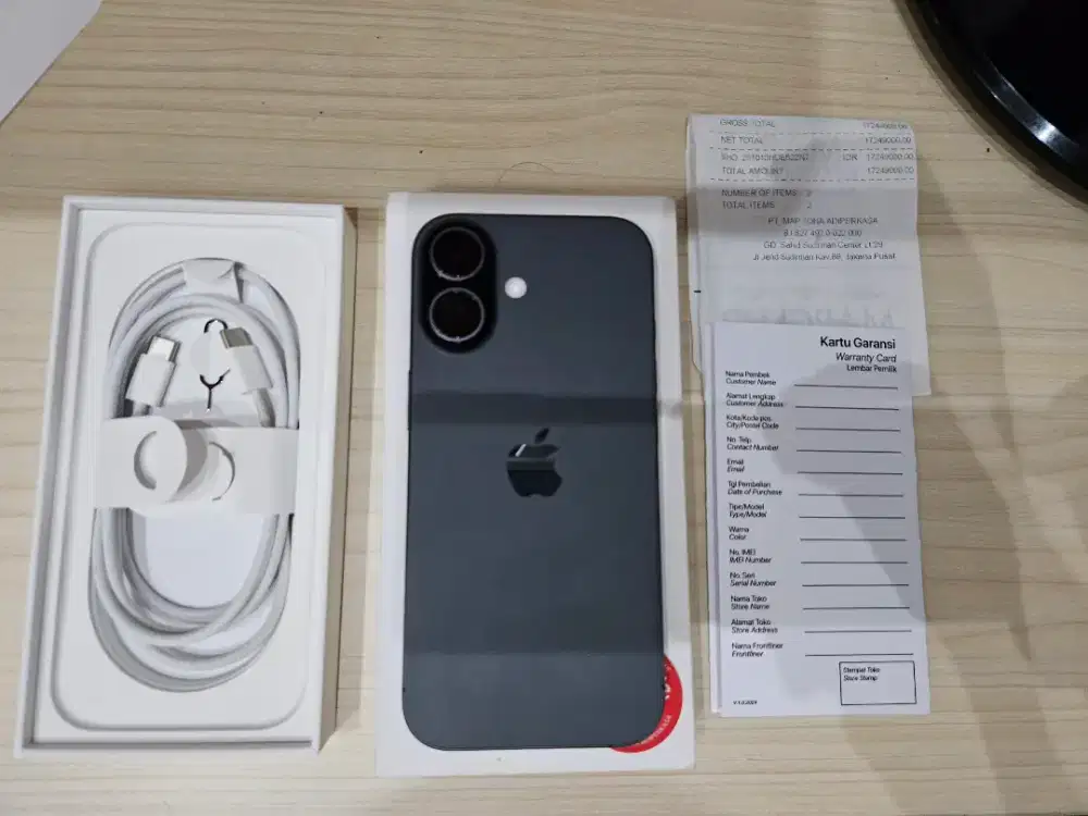 Iphone 17 256 gb resmi ibox 2 bulan pakai hanya untuk review