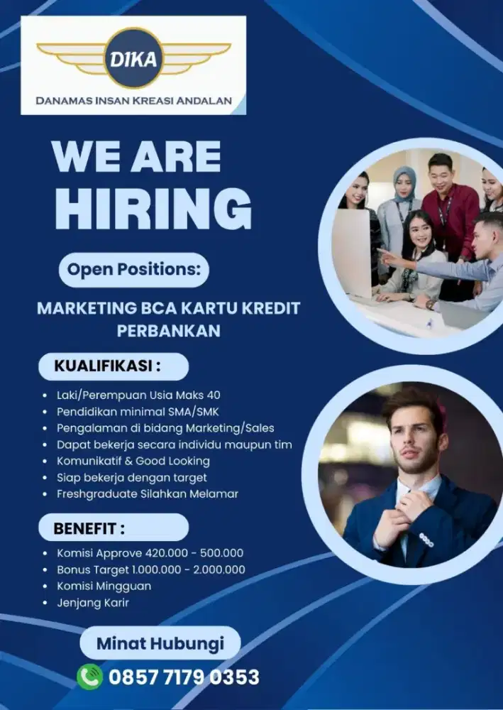 Marketing DSR Kartu Kredit Bank BCA