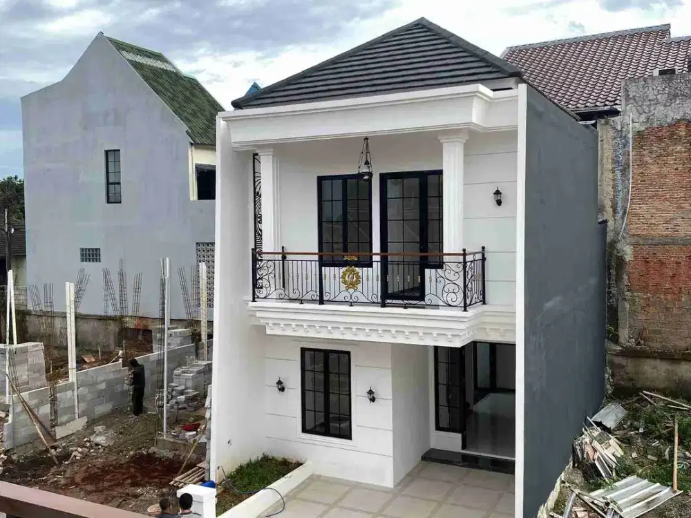 di jual rumah 2 lantai lokasi strategis di beji tanah baru depok