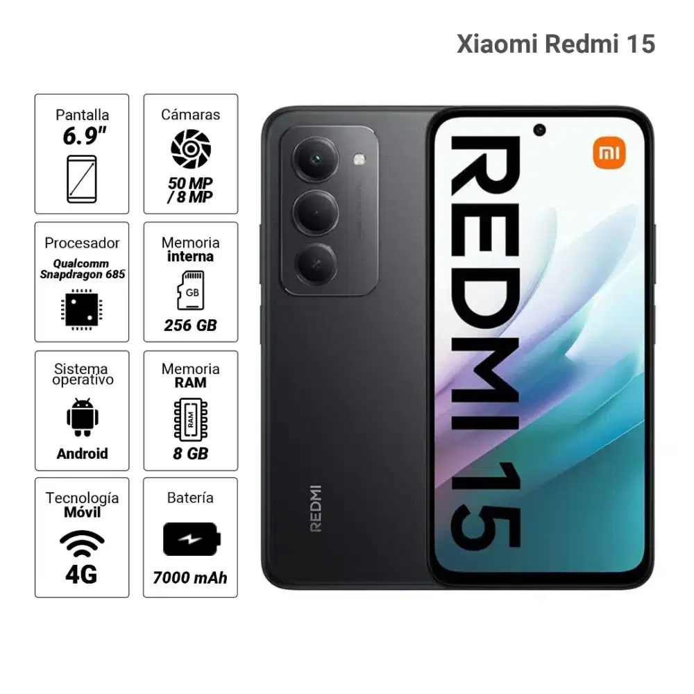 REDMI 15 1000% RESMI BERGARANSI