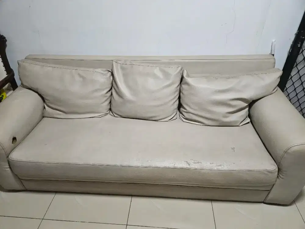 Jual cepat Sofa Bekas 3 seater