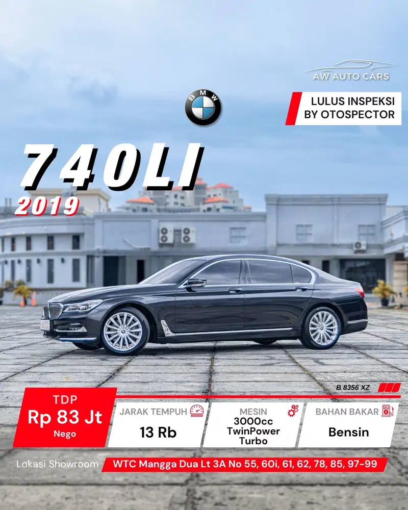 [LOW KM] BMW 740Li 2019 pure excellence 2020