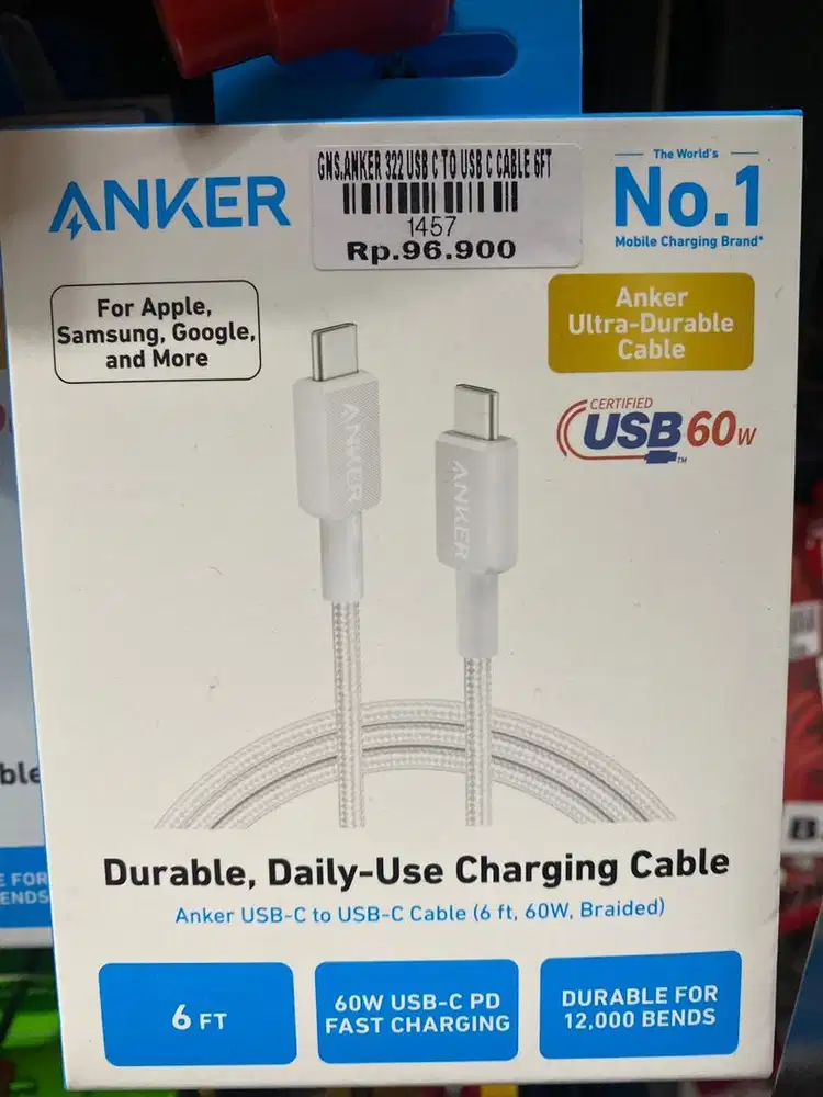 ANKER 322 USB C TO C CABLE
