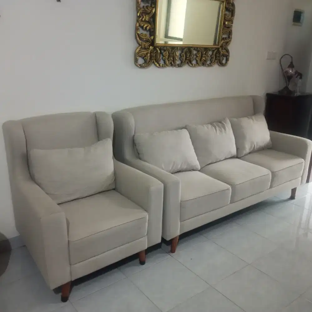 sofa  3+1, santai utk ruang tamu & keluarga