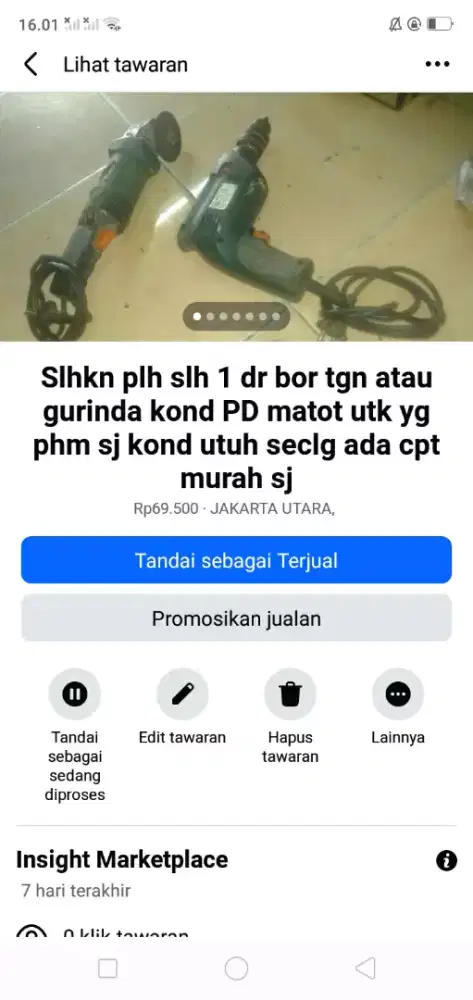 Slhkn plh slh 1 dr mesin bor atau gurinda berkualitas kond matot murah