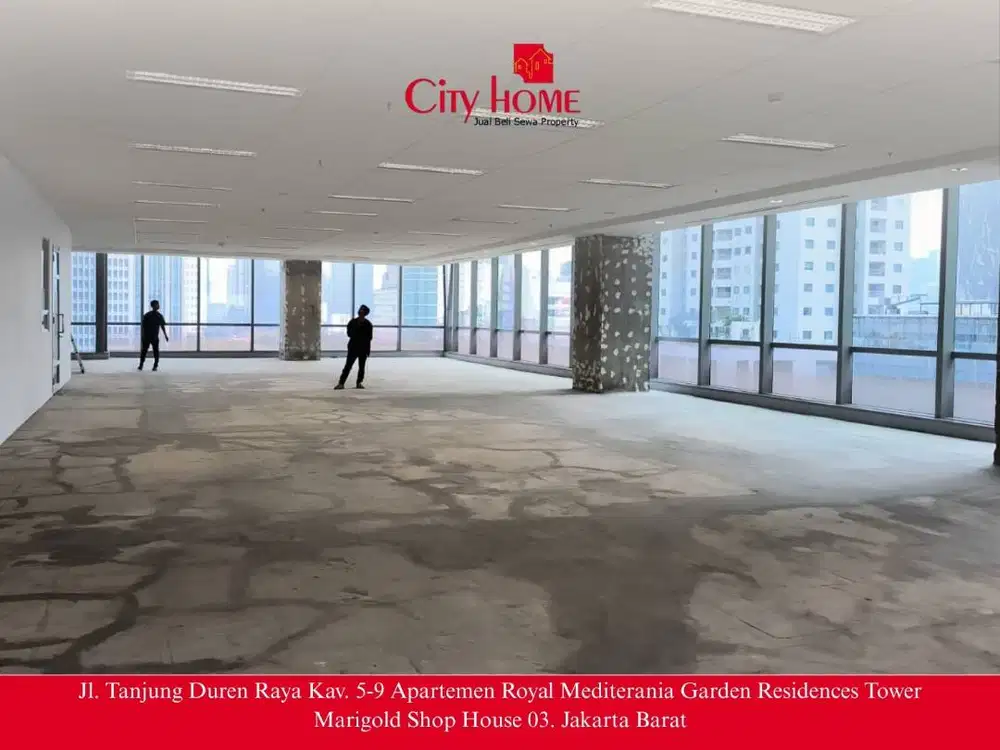 Dijual Ruang Kantor Area Satrio 374M2 - Unfurnished, Bebas Desain