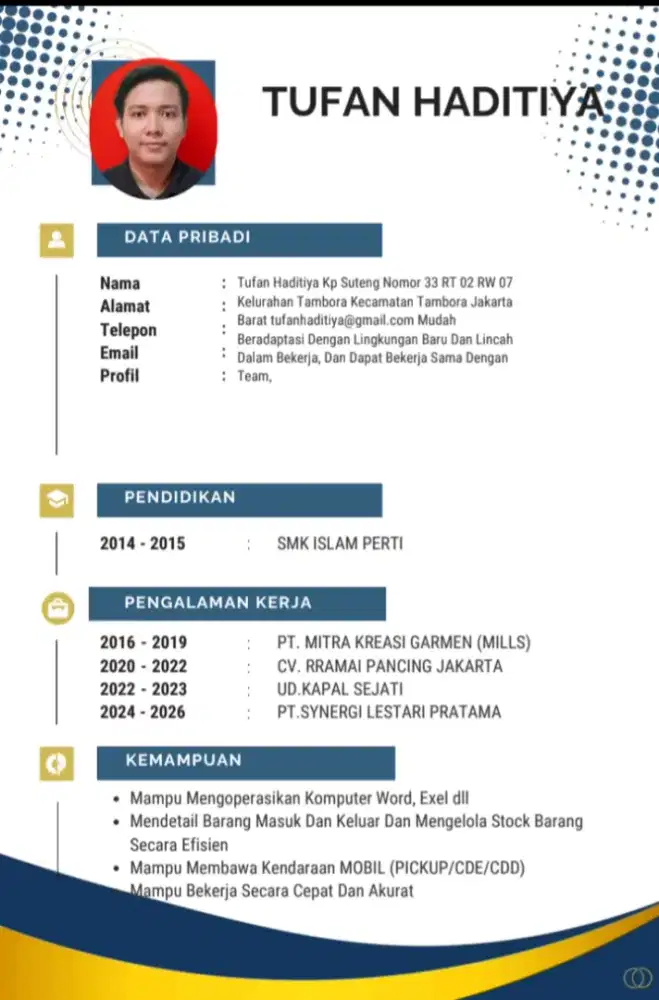 Mencari pekerjaan driver