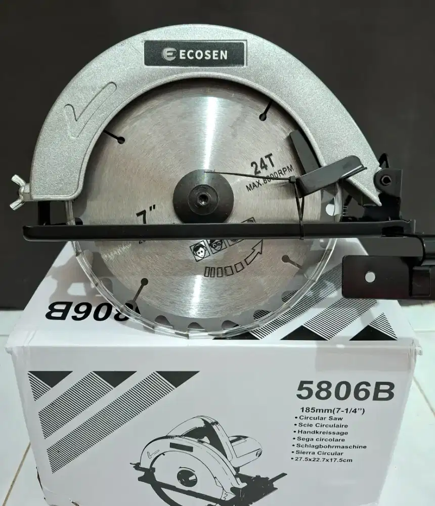 Baru mesin grover gergaji potong circle circular saw 7 inch