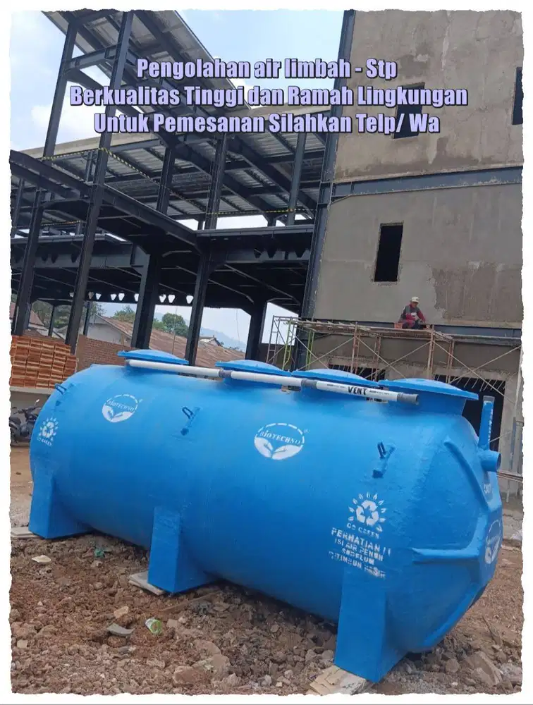 STP Biotech, IPAL Biotech, WWTP Biotek Biofilter STP Berkualitas, IPAL
