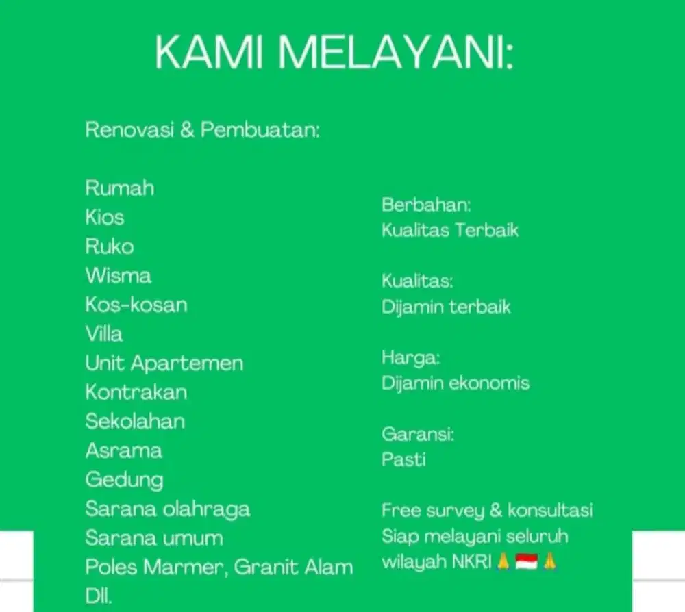 Jasa Bangun Dan Renovasi Rumah