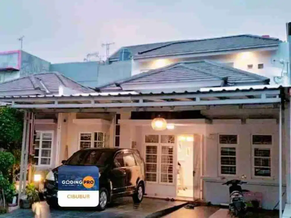 Turun Harga RUMAH SIAP HUNI 1 1/2 LANTAI DI CIBUBUR COUNTRY