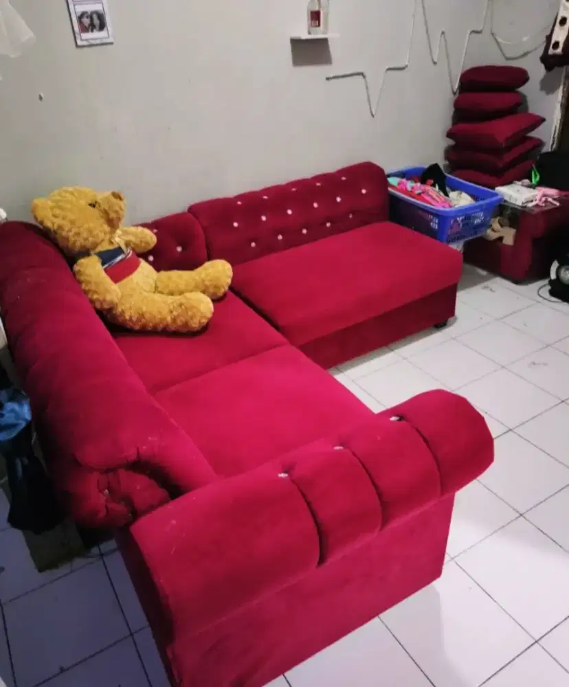 Sofa L ukuran 175x185