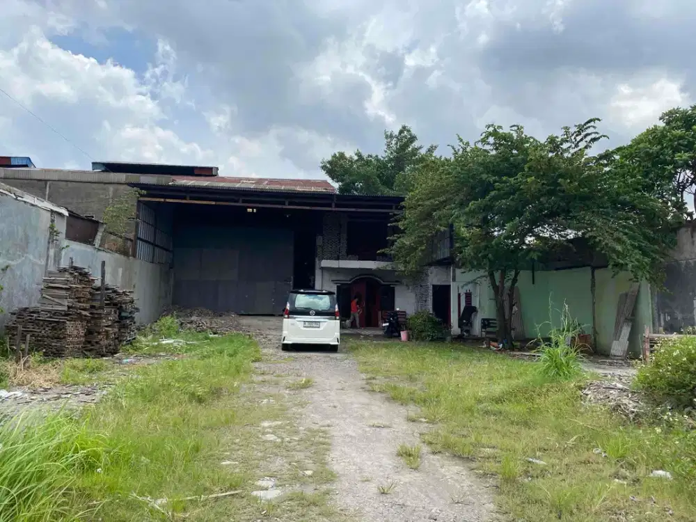 Jual Gudang Murah luas tanah 1575M2 , luas bangunan 1000m2, Rp 10M nego, lokasi Harapan Baru Bekasi