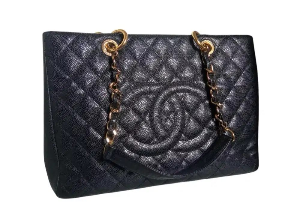 Chanel tas tote ghw caviar second