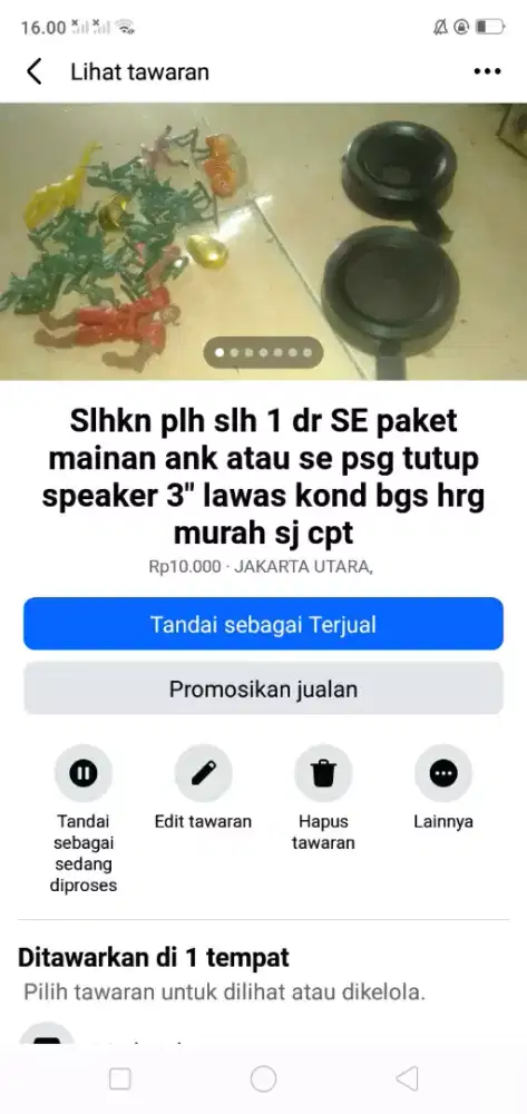 Slhkn plh slh 1 dr mainan ank atau sblh nya hrg murah2 sj cpt dpt yah