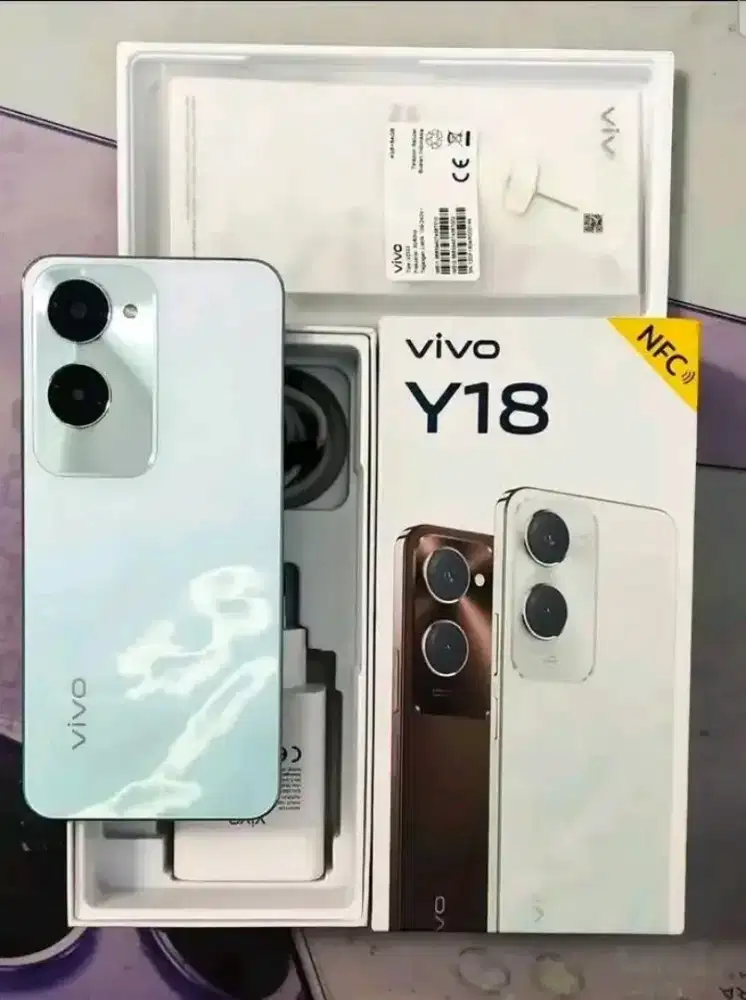 Vivo Y18 NFC ram 4/64Gb
Nominus mulus orian
Klengkapan fullset