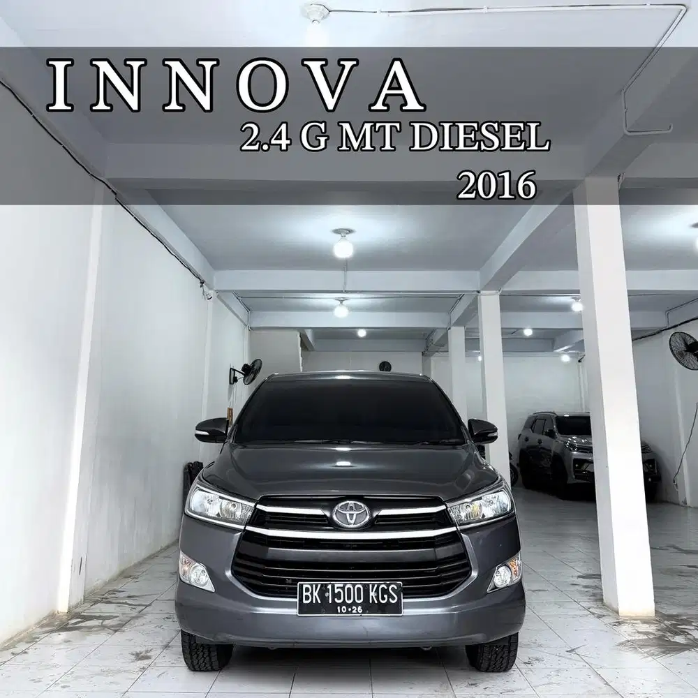 [ODO 70RB‼️] KIJANG INNOVA 2.4 G MANUAL MT DIESEL 2016 pmk 2017